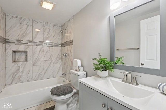 6233 Lafayette Rd, Indianapolis, IN 46278 - full bathroom featuring vanity and tub / shower combination