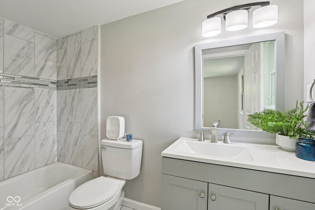 6233 Lafayette Rd, Indianapolis, IN 46278 - bathroom featuring vanity and shower / tub combination