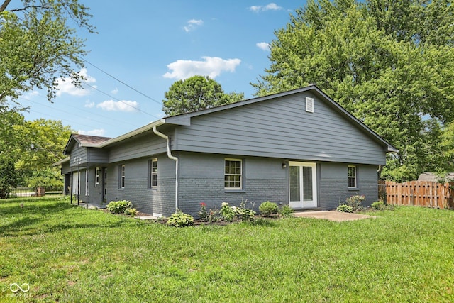 6233 Lafayette Rd, Indianapolis, IN 46278 - rear view of house with brick siding