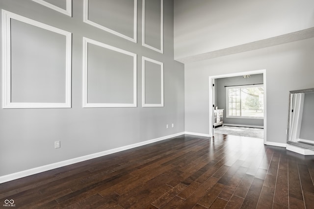 12861 Clifford Cir, Carmel, IN 46032 - empty room featuring hardwood / wood-style floors and baseboards