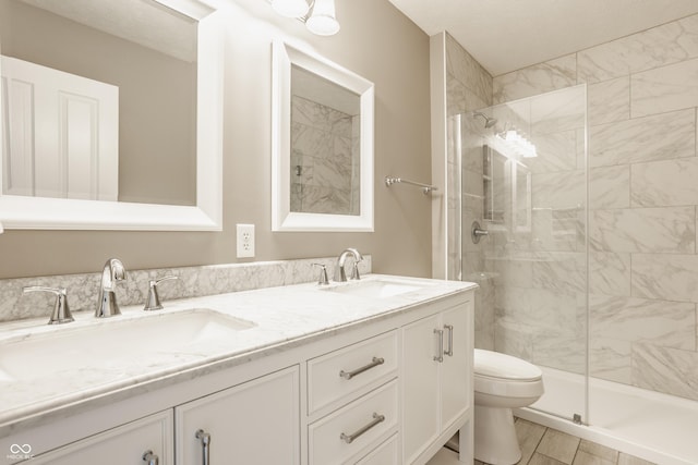 12861 Clifford Cir, Carmel, IN 46032 - full bath featuring a shower stall and double vanity