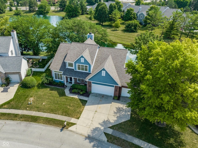 12861 Clifford Cir, Carmel, IN 46032 - view of subject property with a nearby body of water
