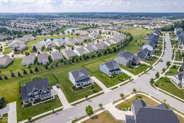12888 Girvan Way, Fishers, IN 46037 - aerial overview of property's location featuring nearby suburban area and a nearby body of water