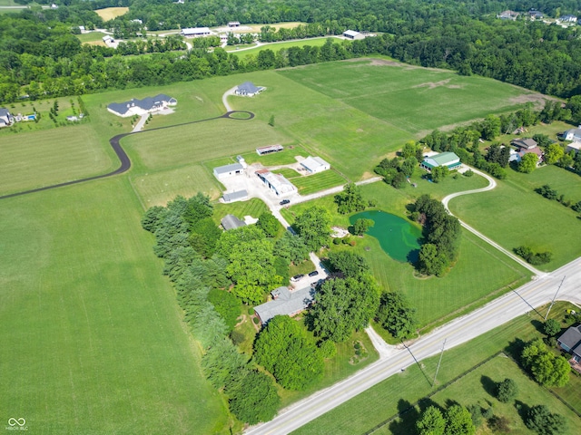 6880 S 850 E, Zionsville, IN 46077 - aerial view of property and surrounding area with a large body of water