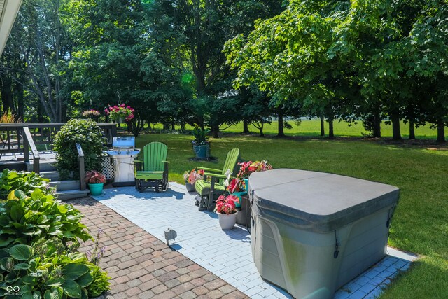 6880 S 850 E, Zionsville, IN 46077 - view of patio with a wooden deck
