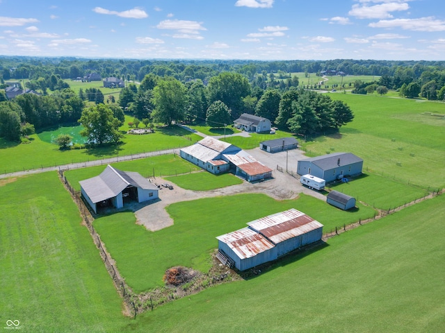6880 S 850 E, Zionsville, IN 46077 - aerial view of sparsely populated area