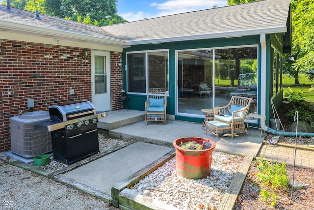 6880 S 850 E, Zionsville, IN 46077 - view of patio with area for grilling