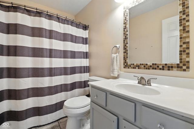 8321 Giroud Way, Indianapolis, IN 46259 - bathroom featuring vanity, a shower with shower curtain, and tile patterned flooring