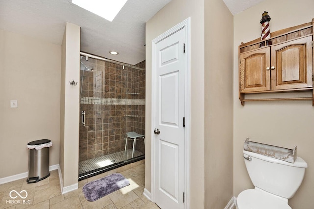 1093 Springwater Dr, Greenwood, IN 46143 - bathroom featuring a shower stall and tile patterned flooring