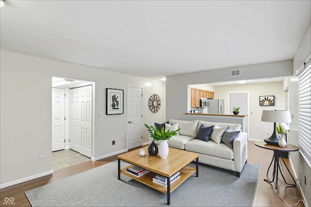 12316 Winding Creek Cir, Indianapolis, IN 46236 - living area with wood finished floors and baseboards