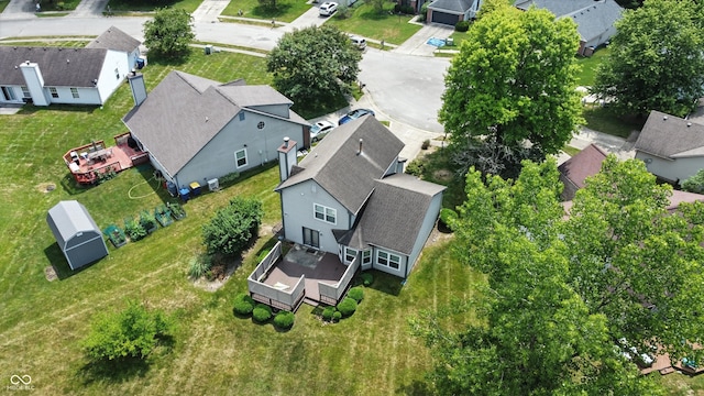 12316 Winding Creek Cir, Indianapolis, IN 46236 - aerial perspective of suburban area