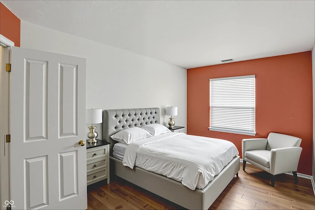 12316 Winding Creek Cir, Indianapolis, IN 46236 - bedroom with dark wood-style flooring
