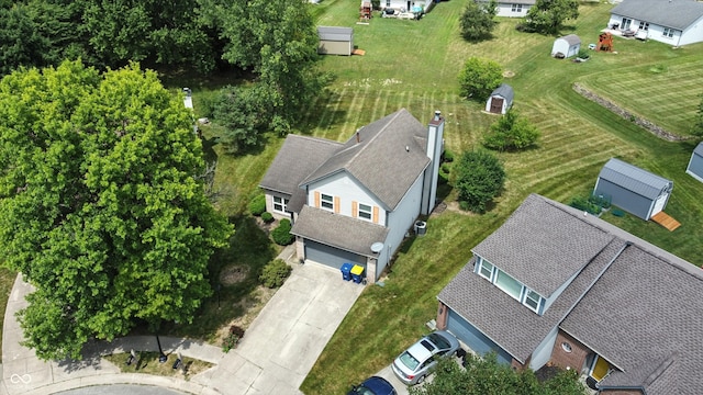 12316 Winding Creek Cir, Indianapolis, IN 46236 - aerial view of property and surrounding area