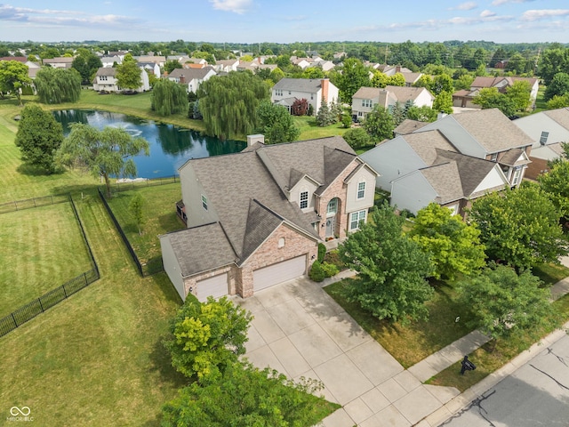 11761 Boothbay Ln, Fishers, IN 46037 - aerial perspective of suburban area featuring a nearby body of water
