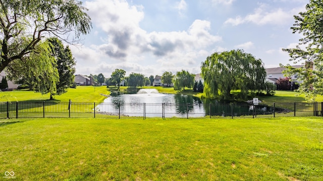 11761 Boothbay Ln, Fishers, IN 46037 - view of yard with a water view