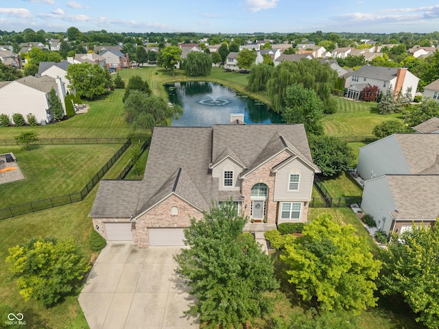 11761 Boothbay Ln, Fishers, IN 46037 - aerial view of residential area with a nearby body of water