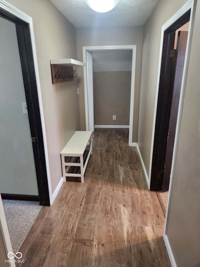 201 N Leland St, Fortville, IN 46040 - hall featuring wood finished floors and baseboards