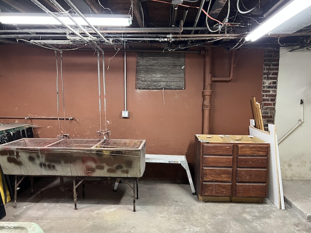519 E Wabash Ave, Crawfordsville, IN 47933 - view of unfinished below grade area