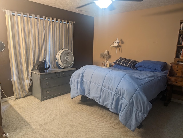 4124 Lofton Dr, Lafayette, IN 47909 - carpeted bedroom featuring ceiling fan