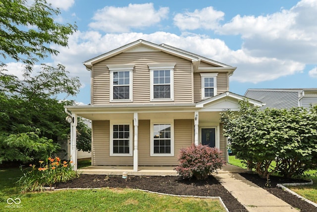 12632 Endurance Dr, Fishers, IN 46037 - traditional-style home with a porch