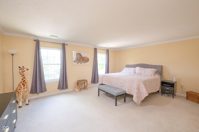 10301 Cerulean Dr, Noblesville, IN 46060 - carpeted bedroom featuring crown molding and baseboards