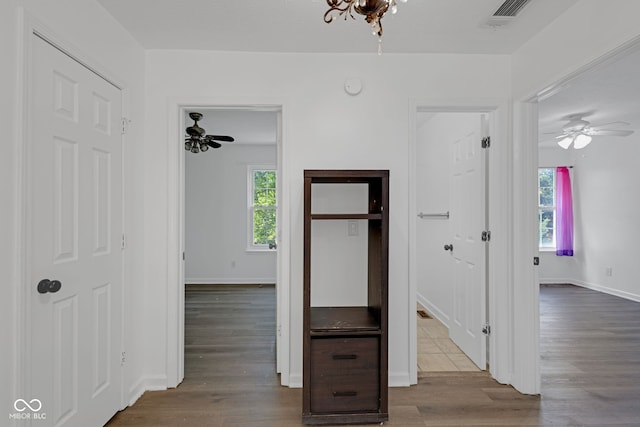 8850 Tanner Dr, Fishers, IN 46038 - corridor featuring wood finished floors and baseboards