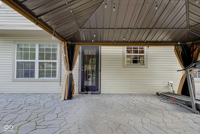 8850 Tanner Dr, Fishers, IN 46038 - view of patio / terrace featuring a gazebo