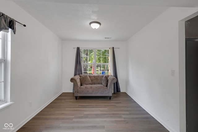 8850 Tanner Dr, Fishers, IN 46038 - living area featuring wood finished floors and baseboards