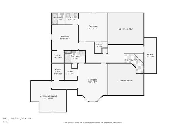 8606 Lepart Ct, Indianapolis, IN 46278 - photo 56