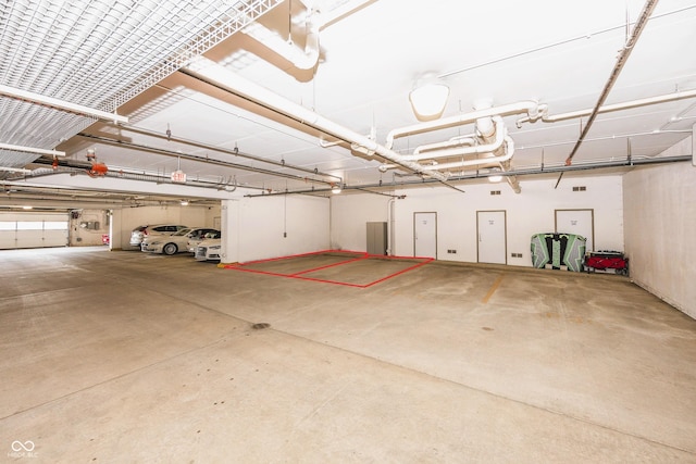20971 Shoreline Ct Unit 408, Noblesville, IN 46062 - parking garage with a garage door opener