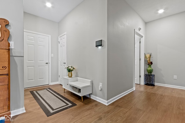 9801 Zion Way, Pendleton, IN 46064 - foyer entrance featuring wood finished floors and recessed lighting
