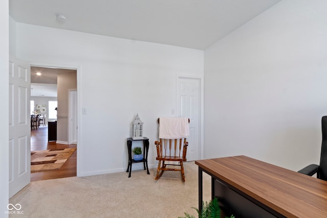 9801 Zion Way, Pendleton, IN 46064 - living area featuring light carpet and baseboards