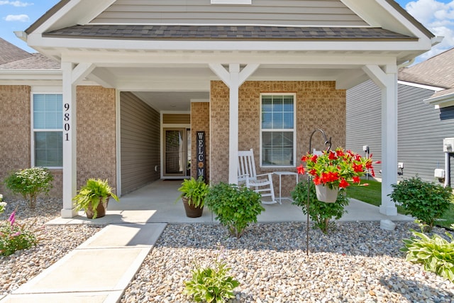 9801 Zion Way, Pendleton, IN 46064 - entrance to property featuring a porch