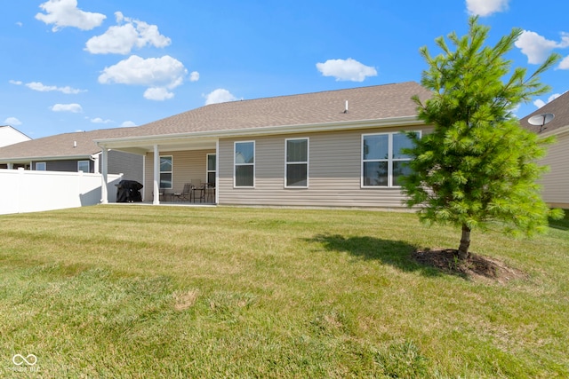 9801 Zion Way, Pendleton, IN 46064 - rear view of house featuring a patio