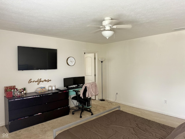 5020 Long Iron Dr, Indianapolis, IN 46235 - office space featuring a ceiling fan and a textured ceiling