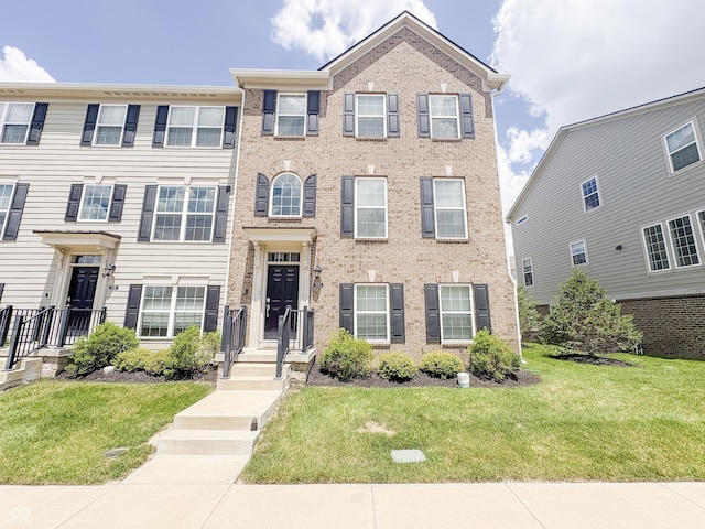 3522 Brampton Ln, Westfield, IN 46074 - view of front of home featuring a front lawn and brick siding