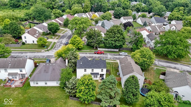 5034 Aspen Crest Ln, Indianapolis, IN 46254 - aerial perspective of suburban area