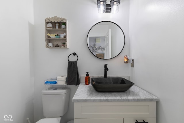 10532 Beacon Ln, Indianapolis, IN 46256 - bathroom with toilet and vanity