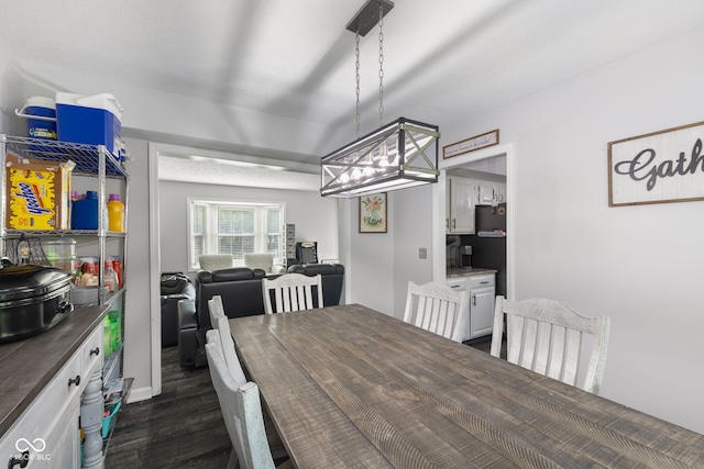 10532 Beacon Ln, Indianapolis, IN 46256 - dining room with dark wood finished floors