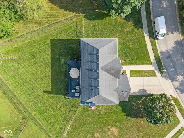 10532 Beacon Ln, Indianapolis, IN 46256 - aerial view of property and surrounding area