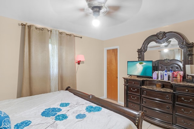 157 E Hill Valley Dr, Indianapolis, IN 46227 - bedroom with ceiling fan and baseboards