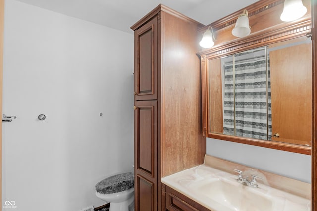 157 E Hill Valley Dr, Indianapolis, IN 46227 - bathroom featuring toilet and vanity