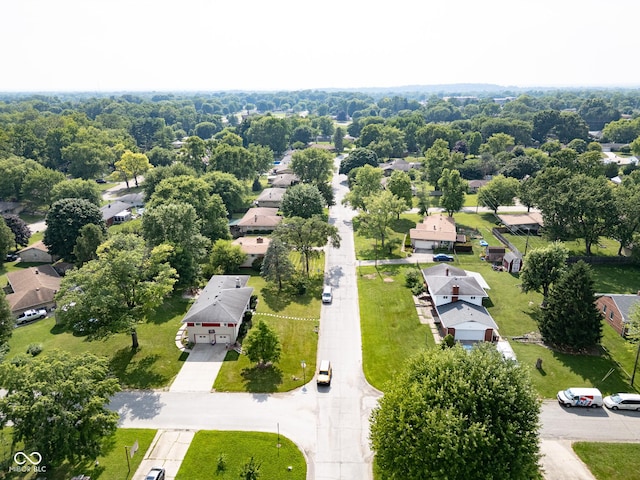 157 E Hill Valley Dr, Indianapolis, IN 46227 - aerial perspective of suburban area