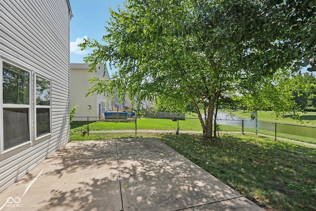 2629 Redland Ln, Indianapolis, IN 46217 - view of patio / terrace featuring a water view