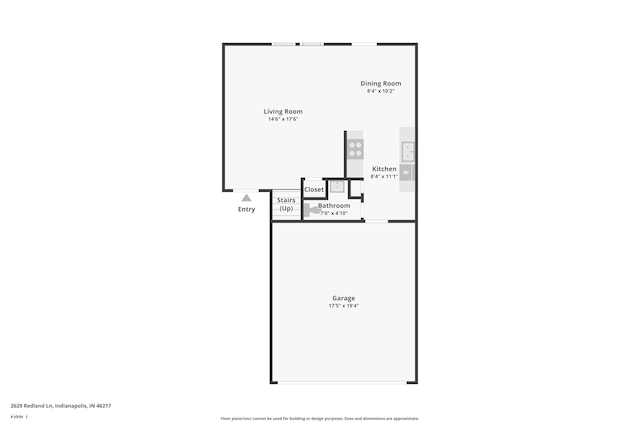 2629 Redland Ln, Indianapolis, IN 46217 - view of room layout