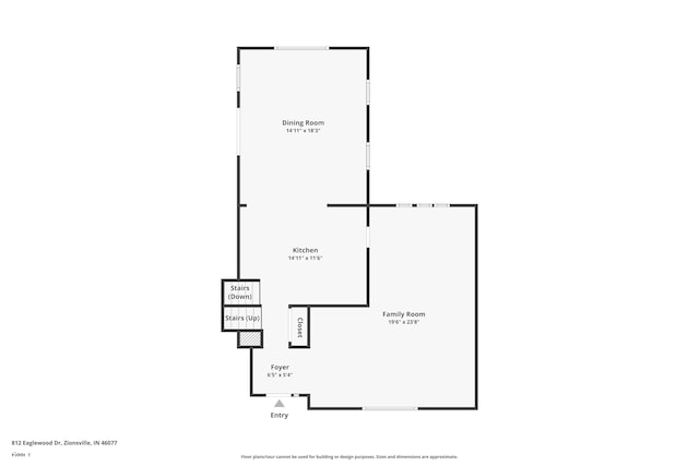 812 Eaglewood Dr, Zionsville, IN 46077 - view of floor plan / room layout