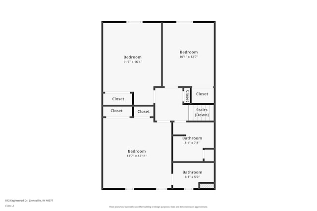 812 Eaglewood Dr, Zionsville, IN 46077 - view of floor plan / room layout