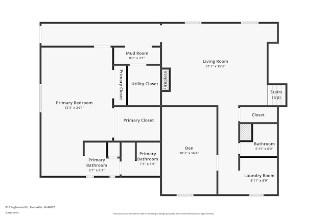 812 Eaglewood Dr, Zionsville, IN 46077 - view of home floor plan