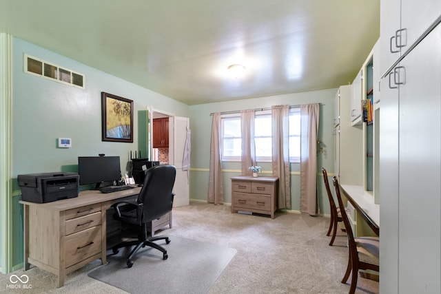 812 Eaglewood Dr, Zionsville, IN 46077 - home office featuring light colored carpet and baseboards