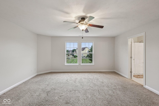 1272 Townsend Dr, Greenwood, IN 46143 - carpeted spare room featuring ceiling fan and baseboards